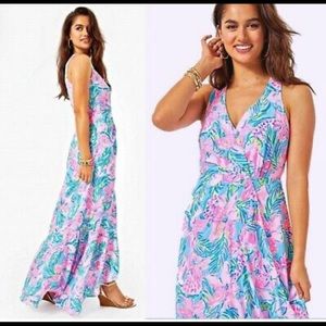 Lilly Pulitzer Taylee Maxi Dress- Blue Ibiza